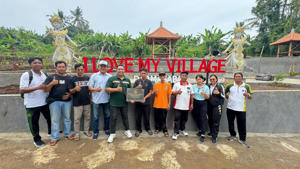 Serah Terima Penataan Taman dan Rest Area dan Pembuatan Jalan Taman Beji di Desa Adat Darmasaba